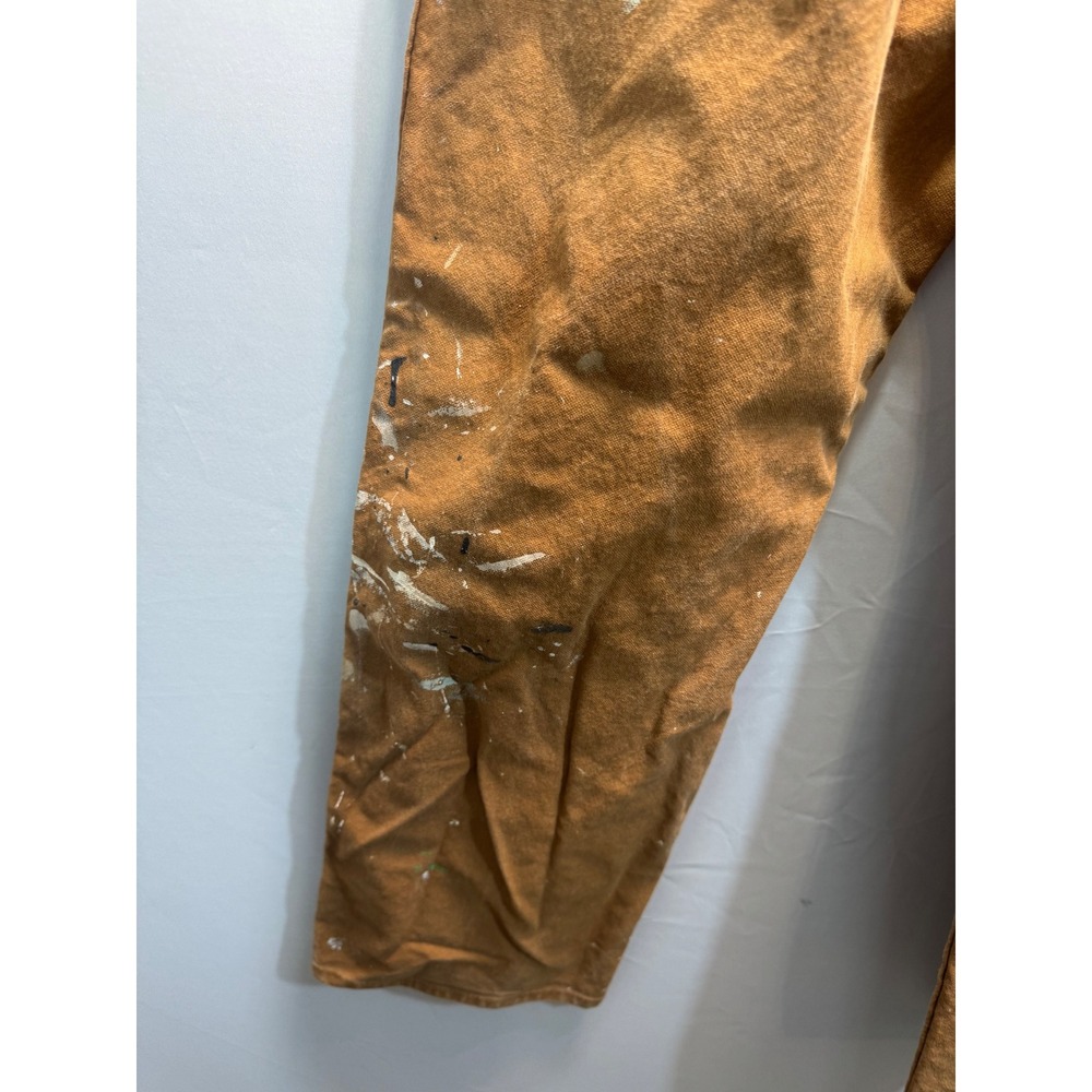Dickies Paint Splattered Duck Canvas Carpenter Pants Mens Workwear Distressed - Picture 7 of 9
